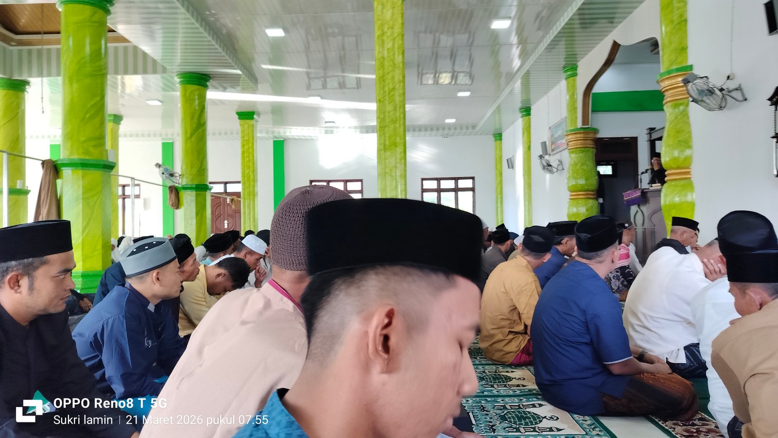 Masyarakat Desa Cinta Maju laksanakan Shalat Idul Fitri 1447 H